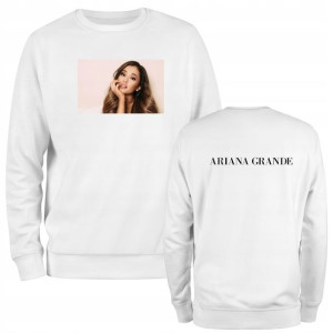 Bluza Ariana Grande damska męska unisex BIAŁA S