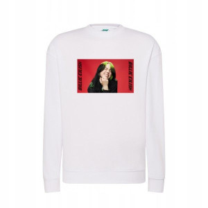 Bluza Billie Eilish Blosh damska męska BIAŁA XL