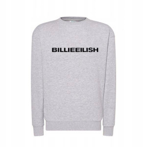 Bluza Billie Eilish Blosh damska męska SZARA M