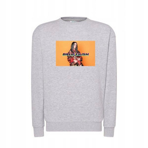 Bluza Billie Eilish Blosh damska męska SZARA S