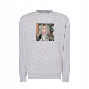 Bluza Billie Eilish Blosh damska męska SZARA S
