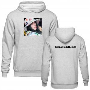 Bluza Billie Eilish damska męska unisex SZARA L