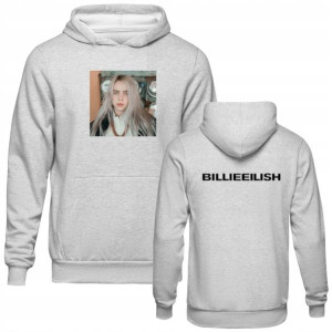 Bluza Billie Eilish damska męska unisex SZARA M