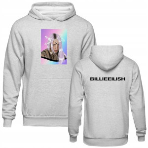 Bluza Billie Eilish damska męska unisex SZARA M