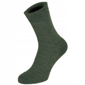 Skarpety z wełną MERINO oliwkowe 42-44
