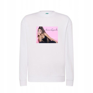 Bluza Ariana Grande damska męska BIAŁA S