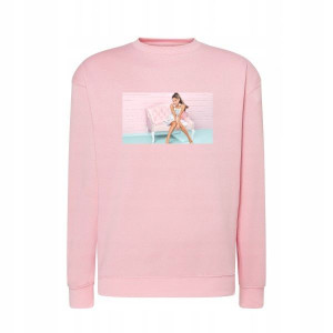 Bluza Ariana Grande damska męska RÓŻOWA XL