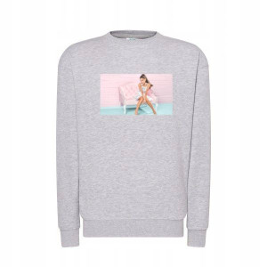 Bluza Ariana Grande damska męska SZARA L
