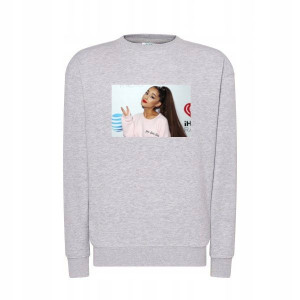 Bluza Ariana Grande damska męska SZARA M