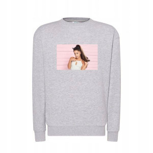 Bluza Ariana Grande damska męska SZARA M