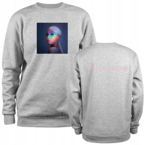 Bluza Ariana Grande damska męska unisex SZARA XL
