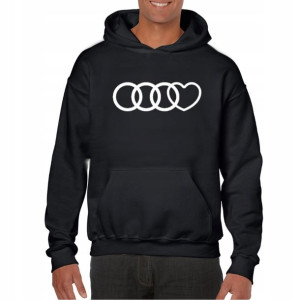 Bluza Audi a3 a4 a6 a8 rs damska męska CZARNA XL