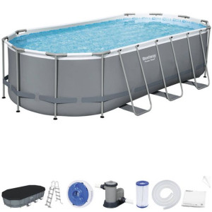 Bestway basen stelażowy 5,49x2,74x1,22m 9w1 56710