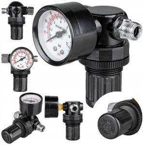 Regulator Reduktor Ciśnienia 1/4" + Manometr