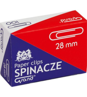 Spinacze okrągłe Grand 28mm/100szt.