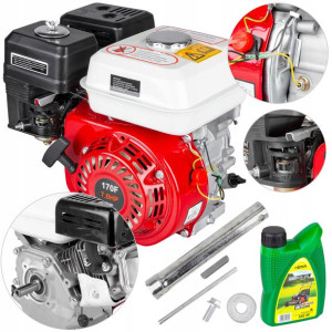 Silnik Spalinowy 7.0hp Ohv 20mm Ubijarka Agregat