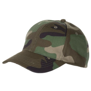 Czapka US z regulacją rozmiaru zielona Woodland