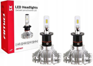 Żarówka Żarówki Led Aluminium Amio Sx H3 Mocne