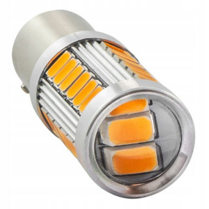 Żarówka Led Py21w 33x Smd 5630 Bau15s Pomarańczowa