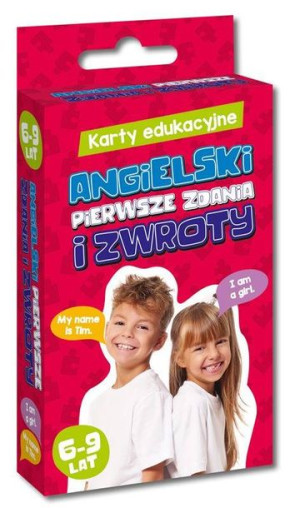 ANGIELSKI Pierwsze Zdania i zwroty karty edukacyjne
