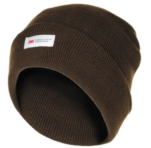 CZAPKA WŁÓKNA  3M Thinsulate brown