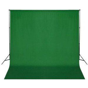 System zawieszenia tła z zielonym tłem 600 x 300 cm