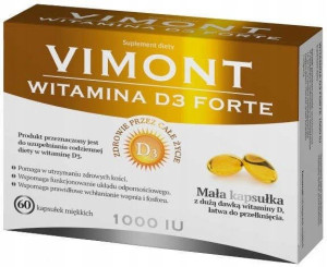 Vimont Witamina D3 forte 1000 IU, S-Lab