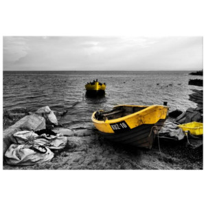 OBRAZ DRUKOWANY  Łodzie rybackie 120x80
