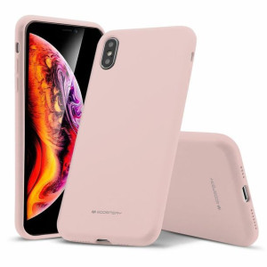Etui MERCURY Silicone SAMSUNG S20+ różowo piaskowy