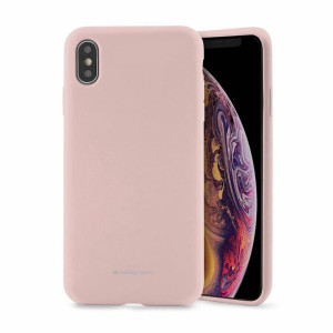 Etui MERCURY Silicone SAMSUNG Galaxy Note 20 różowo piaskowy