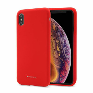 Etui MERKURY Silicone do Apple iPhone 12/12 PRO czerwony