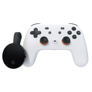 Kontroler Pad Google Stadia Premiere Edition + Chromecast