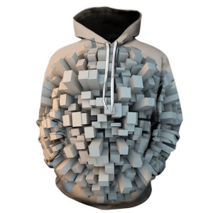 Bluza Męska Młodzieżowa Z Kapturem I Efektem 3d Gra Minecraft 6xl