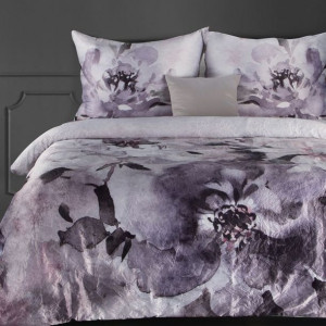 Komplet Pościeli Cr 160x200 Cm,2 Szt. 70x80 Cm Jasnoszary