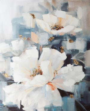 Obraz 414 80 X 100 Cm Niebieski