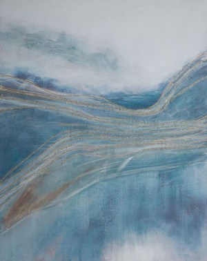 Obraz 415 80 X 100 Cm Niebieski