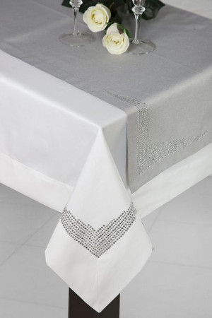 Narzuta Dekoracyjna 150x260 Cm Popielaty