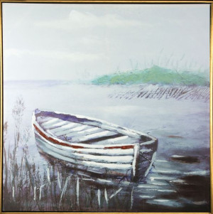 Obraz 128 100x100 Cm Szary