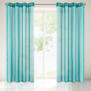 Firana Gotowa Tamay 140x250 Cm Turkusowy