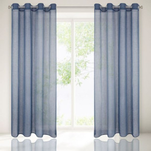 Firana Gotowa Ester 140x250 Cm Granatowy