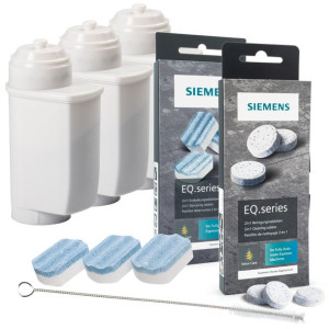3x Filtr + Tabletki Siemens Bosch Tz80002 Tz80001