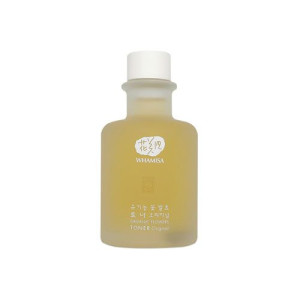 WHAMISA MINI PRODUKT Jedwabisty toner dla każdego typu cery Organic Flowers