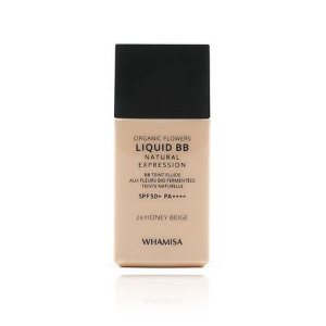 WHAMISA Krem BB Organic Flowers Liquid BB Natural Expression SPF 50+ PA++++