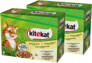 KITEKAT Drobiowe dania w galaretce 24x100g