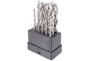 Wiertła do metalu HSS-G - zestaw 19 sztuk