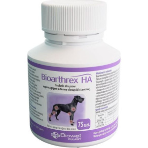 Biowet Bioarthrex HA Ochrona Stawów i Kości 75 tabletek