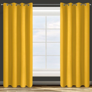 Zasłona Gotowa D91 Parisa 135x250 Cm Musztardowy