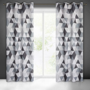 Zasłona Gotowa Adina 140x250 Cm Stalowy