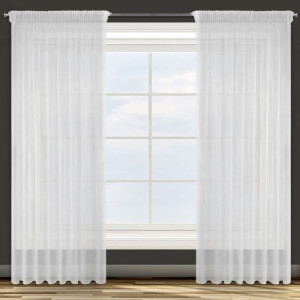 Firana Gotowa D91 Alexa Na Taśmie 140x270 Cm Biały