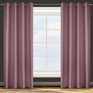 Zasłona Gotowa D91 Adore 140x250 Cm Ciemnoróżowy
